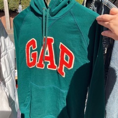 GAP 緑パーカーXS