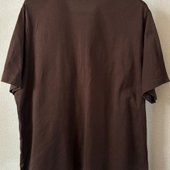 半袖襟付きTシャツ　カットソー（ダークブラウン）　5Lの画像