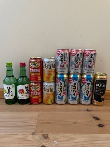 【商談中】13本追加！アルコール、お酒、ビール、酎ハイなど140本セット