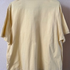 半袖襟付きTシャツ　カットソー（イエロー）　5Lの画像