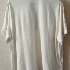 半袖襟付きTシャツ　カットソー（白色）　5Lの画像