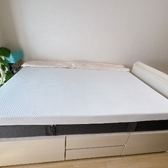 Emma エマ・マットレス ハイブリッド セミダブル 未使用カバー2SET付