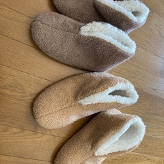 【一回だけ使用】ルームシューズ2足セット
