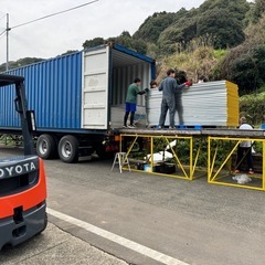 デバイニング台テーブル⭐︎耐荷重1500kg⭐︎2t車積載可能の画像