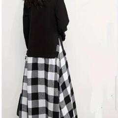 新品🉐ニットドッキングワンピースワンピースの画像