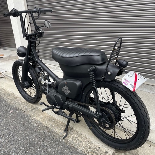 ホンダスーパーカブ50cc3速キックマットブラック福岡No.164 (ピエール