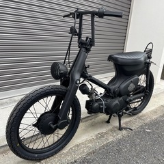 ホンダ　スーパーカブ　50cc　３速キック　マットブラック　福岡　No.164の画像