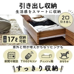 収納付きソファーベッドの画像