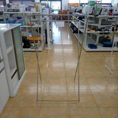 ★ジモティ割あり★  物干しラック シルバー H138×D70×...