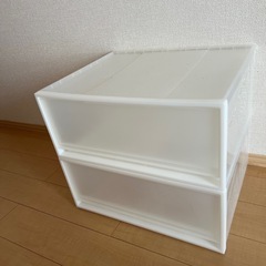 無印良品　ポリプロピレン　収納ケース　2個セットの画像