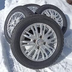 155/65R13 スタッドレスタイヤ　アルミホイール付き