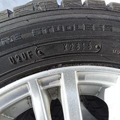 155/65R13 スタッドレスタイヤ　アルミホイール付きの画像