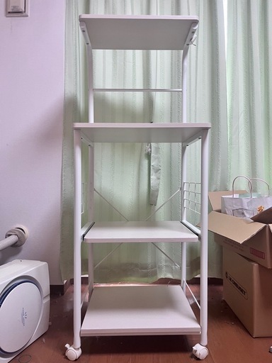 【決まりました】白い棚