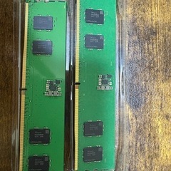 PCパーツ　メモリ2枚　16GB DDR5の画像