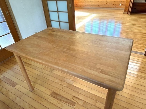 ダイニングテーブル☆デスクインテリア 机☆キッチン机家具ファニチャー75×120×75センチ