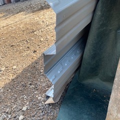 ガルバリウム鋼板　15枚　屋根材　折板金属屋根 幅610mm 1.2ミリ厚　 屋根の画像