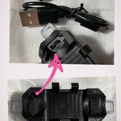 ２個セット★USB充電式 テールライト LED 5色 レインボー フラッシュ 自転車 テールランプ バックライ ト 夜間 犬の散歩 ウォーキングにも安全の画像