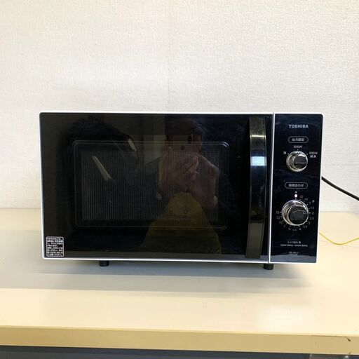 伊勢崎店【現状品】gi2-14 TOSHIBA 東芝電子レンジ ER-SM17 2021年製 ※通電・動作確認済