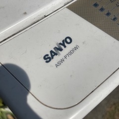 洗濯機サンヨーASW-P70(w)の画像