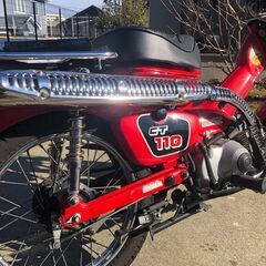 CT110 ハンターカブ 12V 社外マフラー付 オーストラリア仕様 ポスティ ポストモデルの画像