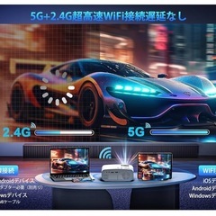 本日受け取り可能❗️【新品未開封】pericatプロジェクターの画像