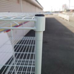 スチールラック　白の画像