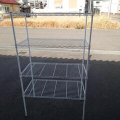 スチールラック　白