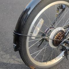 【美品】2021年製 20インチ折り畳み自転車 外装6段変速  整備済み! の画像