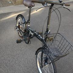 【美品】2021年製 20インチ折り畳み自転車 外装6段変速  整備済み! の画像
