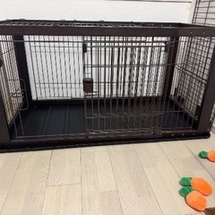 Ricchell 犬用ケージ　ワイド　幅調整可