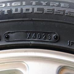 バリ山！23年製造！最終値下げ中！パジェロミニ　キックス　アルミスタッドレス4本セット　の画像