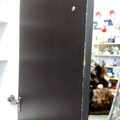 スリム食器棚 ダークブラウン 幅44×奥41.5×高180cm キッチン 収納 家具 棚 ラック 札幌市 中央区 南12条の画像