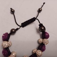 【ブレスレット】パープル系の画像