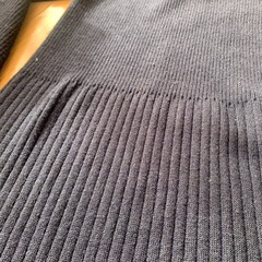 ユニクロ　ロングニットワンピースの画像