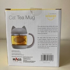 未使用　キャットティーマグ　紅茶　猫　マグカップ　の画像