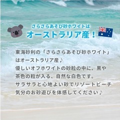 ホワイトサンド 砂場 室内遊び 新品の画像