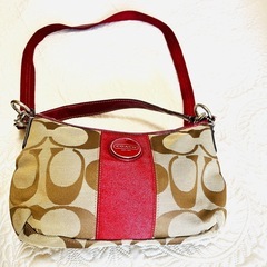 COACH コーチ ハンド　ショルダー バッグ 2WAY赤