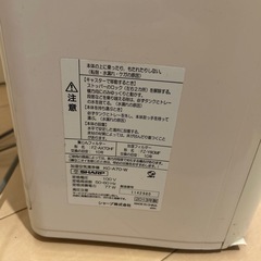 シャープ　空気清浄機
の画像