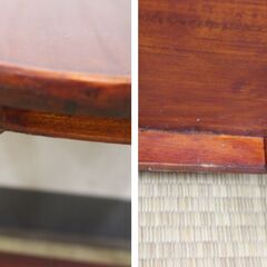 【ヤ取終了2/21】≪ZU1316ジ≫ メーカー不明 李朝膳/お膳台 花型 全高約25.5㎝ 小盤/ソバン 置台/飾り台 ティーテーブル 李朝家具/インテリア 韓国の画像