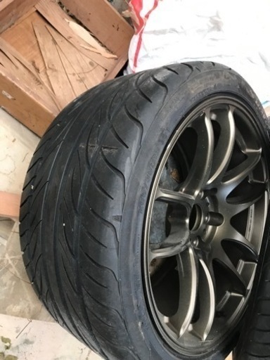 ワークエモーション　CR極　18インチ　8.5j 38 9.5j 38 タイヤ　YOKOHAMA Sドライブ