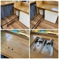 サンバー☆キッチンカー☆キッチン部分は新品です☆の画像