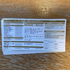 藤田観光株主優待優待券　値下げしました！の画像