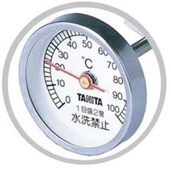 タニタ TANITA NO 5496-B [クッキング温度計 （クロム）]の画像