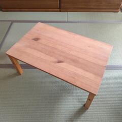 80cm × 50cm × 35cm　折りたたみテーブル　テーブ...