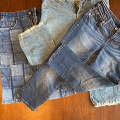 デニムまとめ売り 18本⭐︎リメイクなどにもの画像