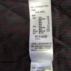 毛皮フード付きコートの画像