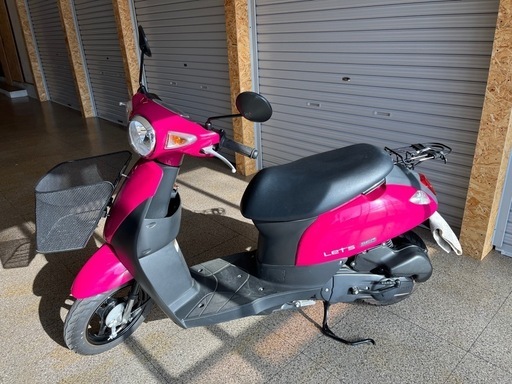 美車！　Suzuki Let's 走行765km 完全屋根下保管車(雨天未使用)