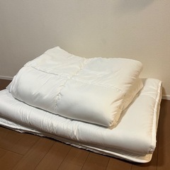 敷・掛け布団セット　無印良品の画像