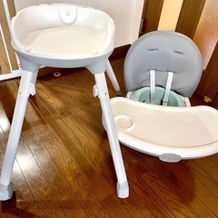 グレコ　7-in1 ハイチェア フロアツーテーブルの画像
