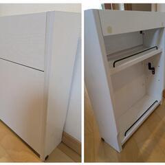 ルーター 収納ボックス タップ収納 スリム 配線カバーの画像